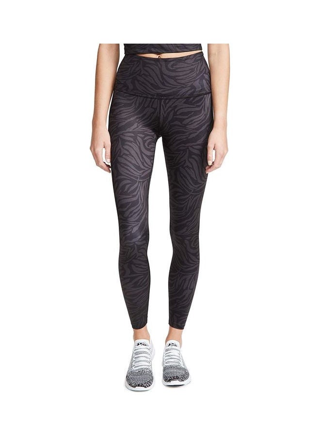 Beyond Yoga Lux Tiger High Waisted Legging Black/Grey - Image 1