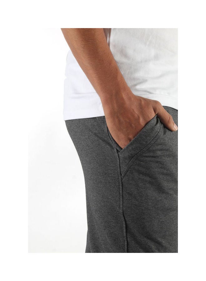 بنطال رياضي خفيف بقصة ضيقة رمادي داكن - Image 3