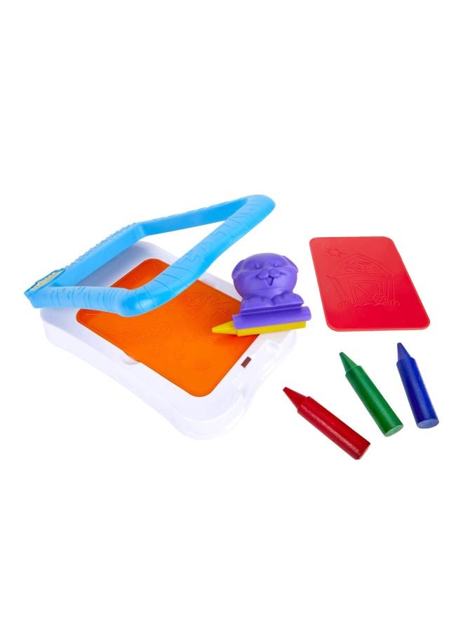 كرايولا طقم أدوات رسم ماي فيرست ميوزيكال آرت ستايشن من البلاستيك قابلة للغسل 11x1.56x10.25بوصة - Image 1