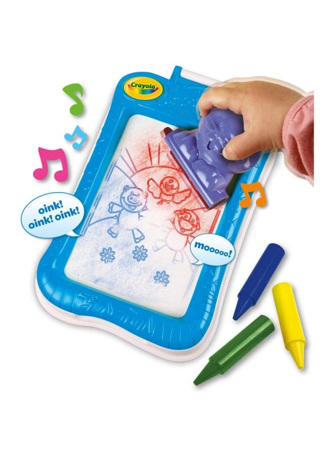 كرايولا طقم أدوات رسم ماي فيرست ميوزيكال آرت ستايشن من البلاستيك قابلة للغسل 11x1.56x10.25بوصة - Image 2