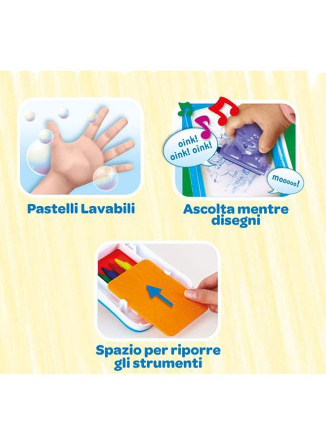 كرايولا طقم أدوات رسم ماي فيرست ميوزيكال آرت ستايشن من البلاستيك قابلة للغسل 11x1.56x10.25بوصة - Image 3