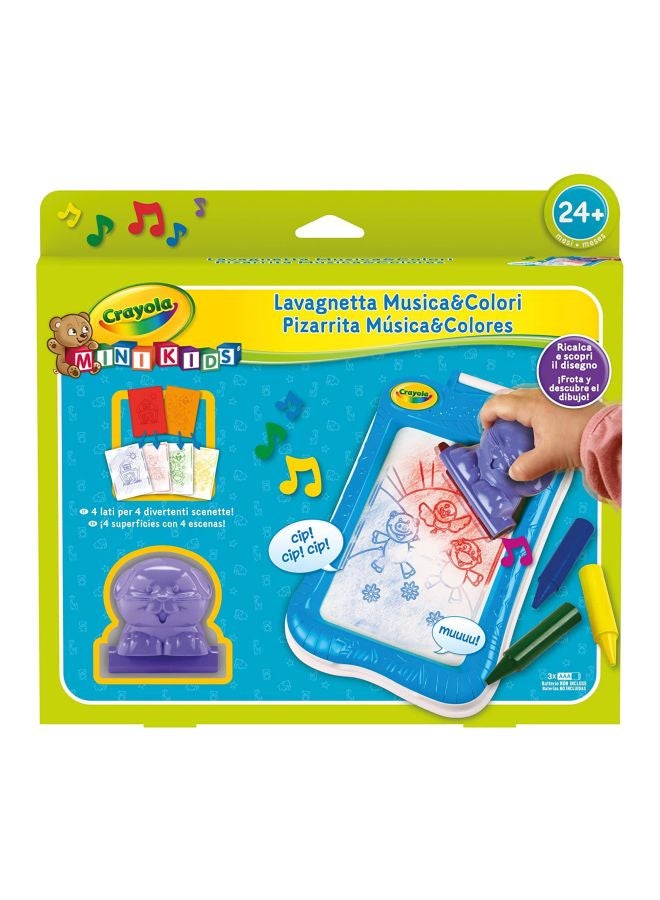 كرايولا طقم أدوات رسم ماي فيرست ميوزيكال آرت ستايشن من البلاستيك قابلة للغسل 11x1.56x10.25بوصة - Image 4