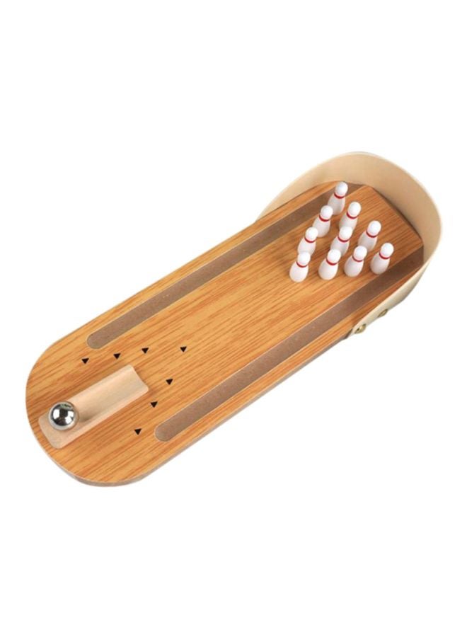Beauenty Wooden Mini Desktop Bowling Parent-Child Interactive Casual Game Toys  - Image 1