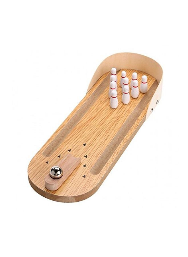 Beauenty Wooden Mini Desktop Bowling Parent-Child Interactive Casual Game Toys  - Image 2