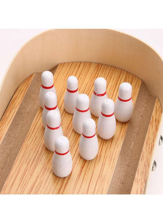 Beauenty Wooden Mini Desktop Bowling Parent-Child Interactive Casual Game Toys  - Image 4