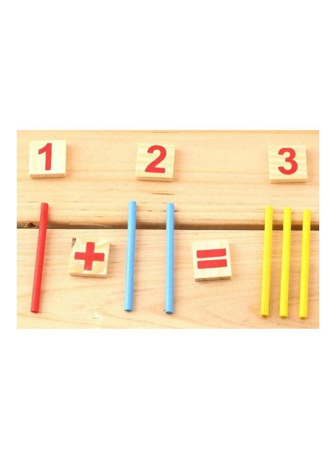 Beauenty 89-Piece Montessori Mathematical Intelligence Stick Preschool Educational Toy Set  - Image 3