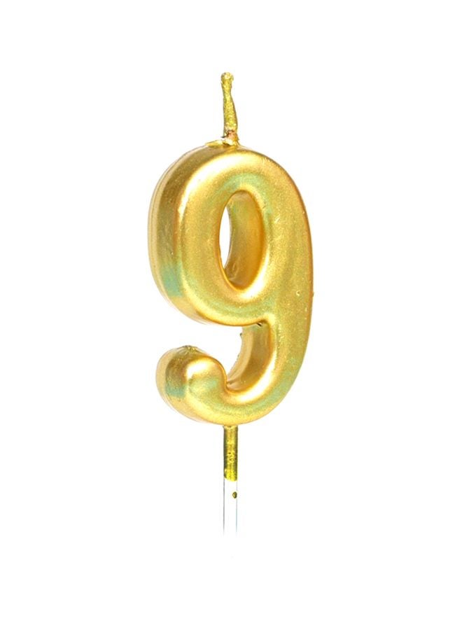 Cool Baby Number 9 Happy Birthday Candle 2x4cm 