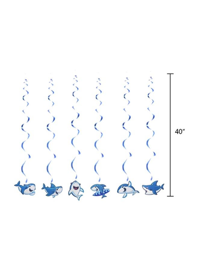 Cool Baby Shark Shape Birthday Party Balloons - Image 4