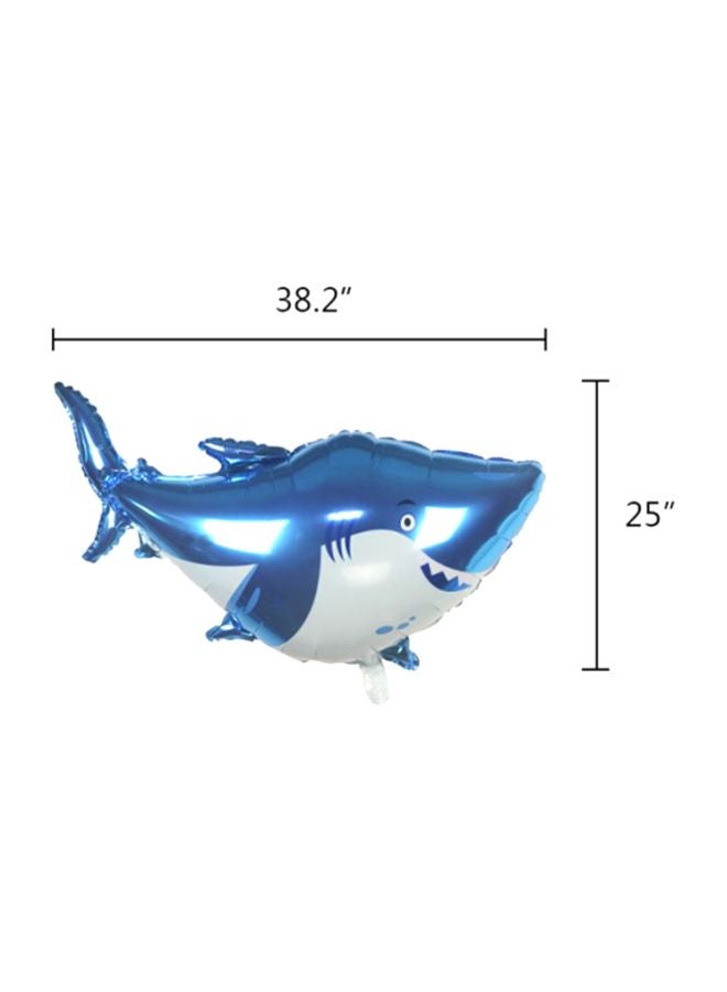 Cool Baby Shark Shape Birthday Party Balloons - Image 2