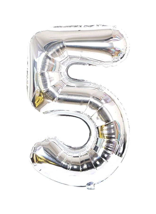 Cool Baby Number 5 Shaped Aluminium Foil Balloon 40inch