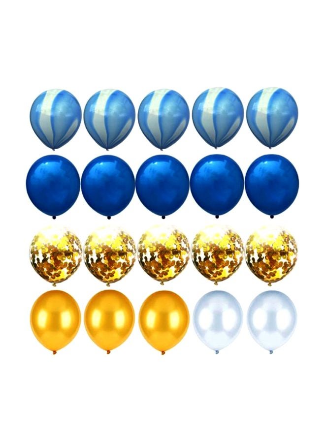 شاربدو مجموعة بالونات قابلة للنفخ لديكور حفلات الزواج مكونة من 20 قطعة