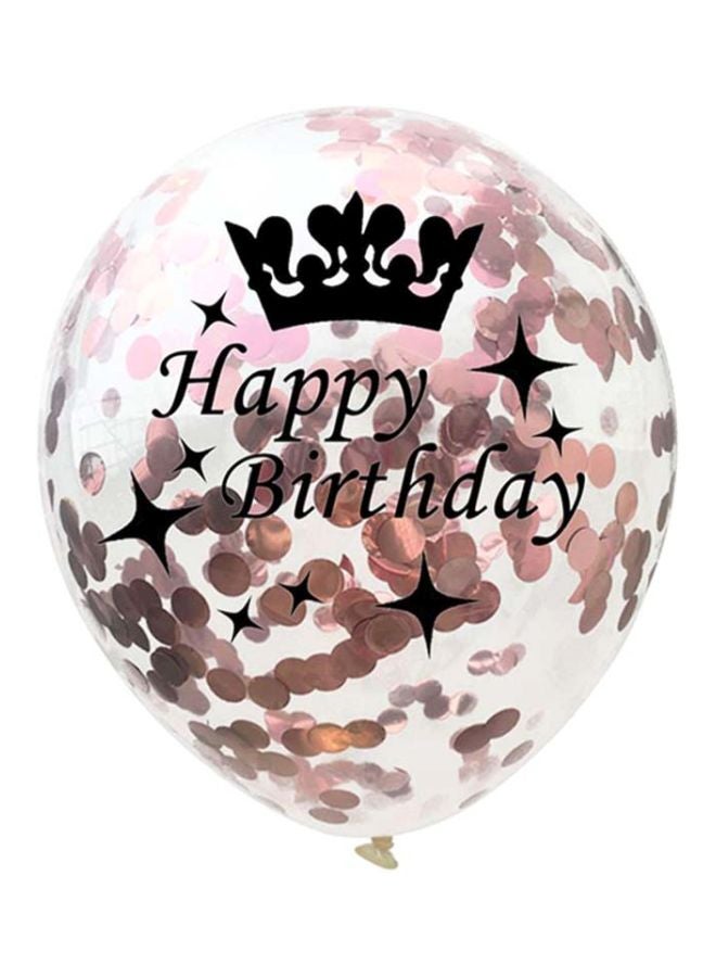 Sharpdo 10-Piece Happy Birthday Printed Balloon Set