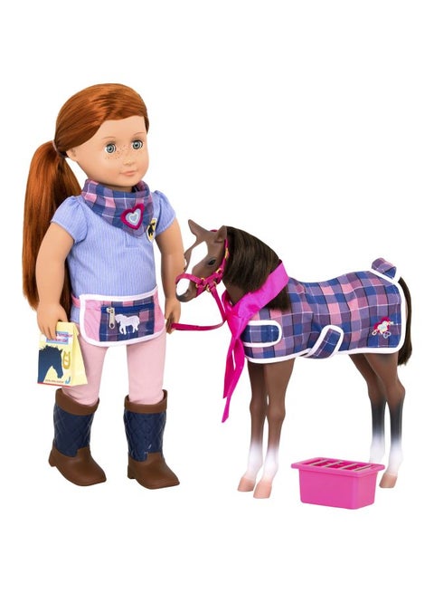 12-Inch Quarter Horse Foal Set 29.85x10.16x32.51cm