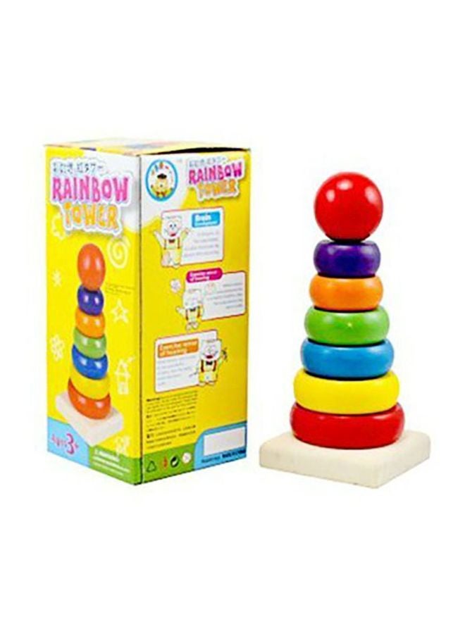 Sharpdo Stack Up Rainbow Tower Ring 10x10x10cm - Image 2