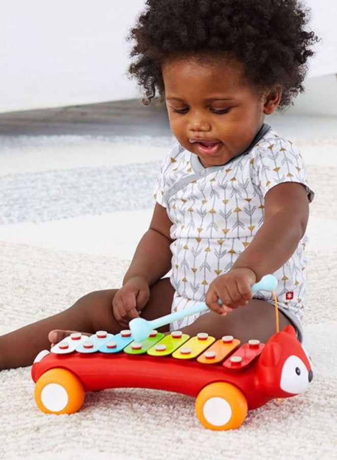 Skip Hop Explore And More Xylophone Fox Toy, Red/Yellow/Blue 879674028760 13x6x4inch - Image 4