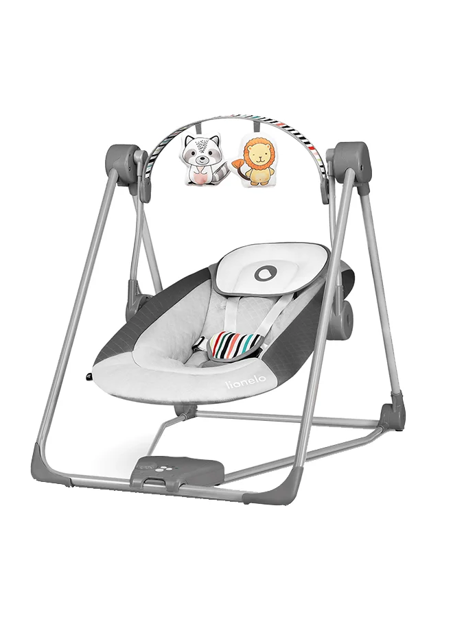 lionelo Otto Swinging Baby Chair - Cozy Grey