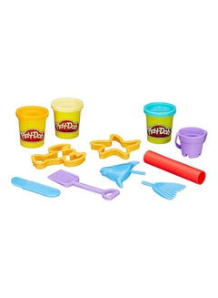 Play-Doh Mini Bucket Set - 4 Fun Themes (Animals, Picnic, Beach, Numbers), Includes Clay & Accessories, for Kids Ages 3+ - v1614665528/N14136799A_5