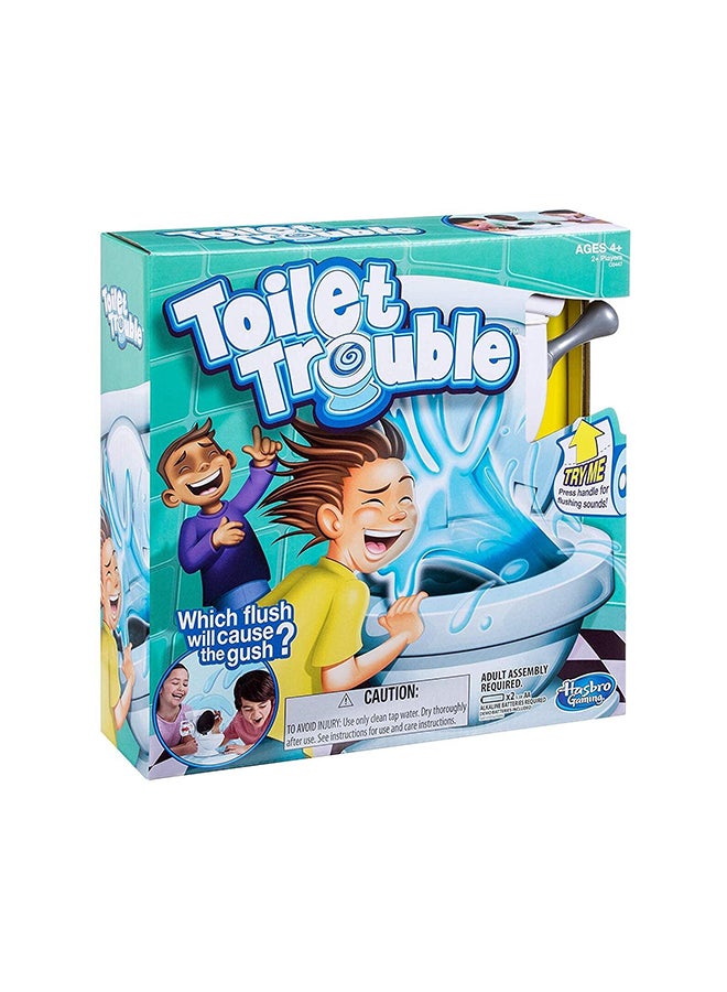 HASBRO - GAMING - Toilet Trouble Game 3.19 x 10.51 x 10.51 inchesinch - Image 1
