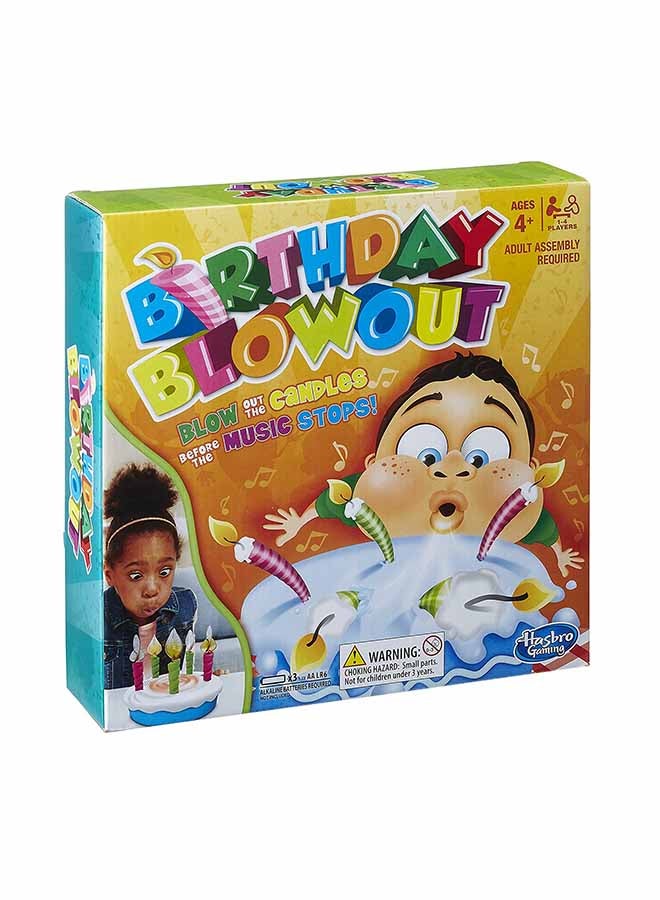 HASBRO - GAMING Birthday Blowout Game 6.4 x 26.7 x 26.7cm - Image 1