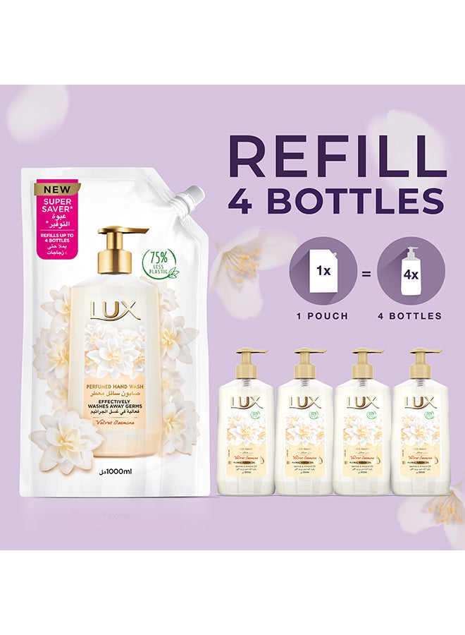 Lux Velvet Jasmine Perfumed Hand Wash Refill Pouch 1Liters  - Image 5