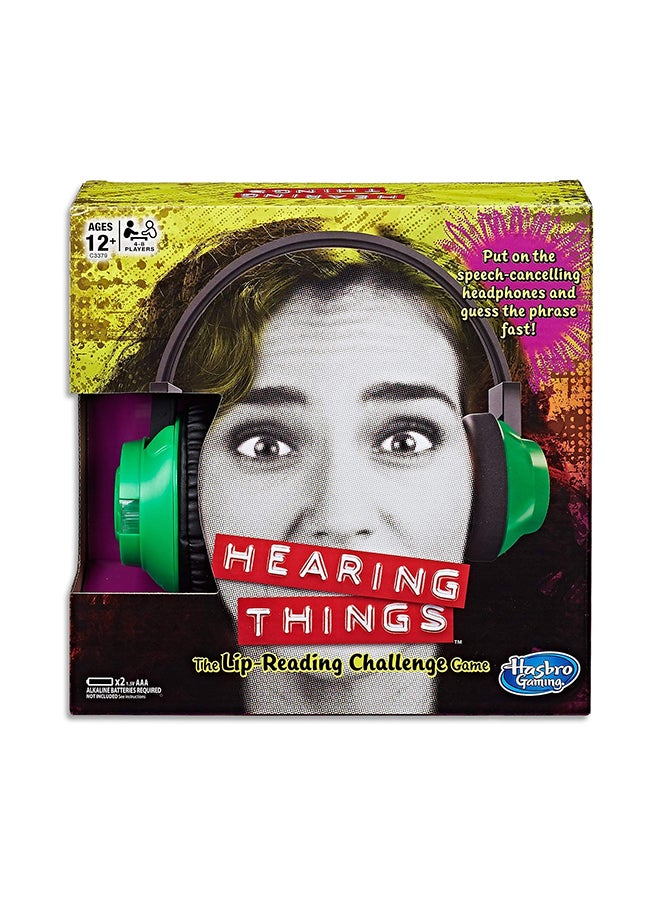 HASBRO - GAMING - Hearing Things Game Kit 8.1 x 26.7 x 26.7cm - Image 1