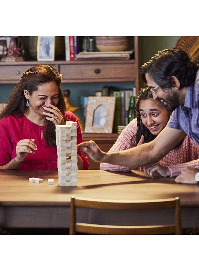 هاسبرو - جيمينج مجموعة مكعبات جينغا خشبية من 54 قطعة طراز 53557 - Image 4