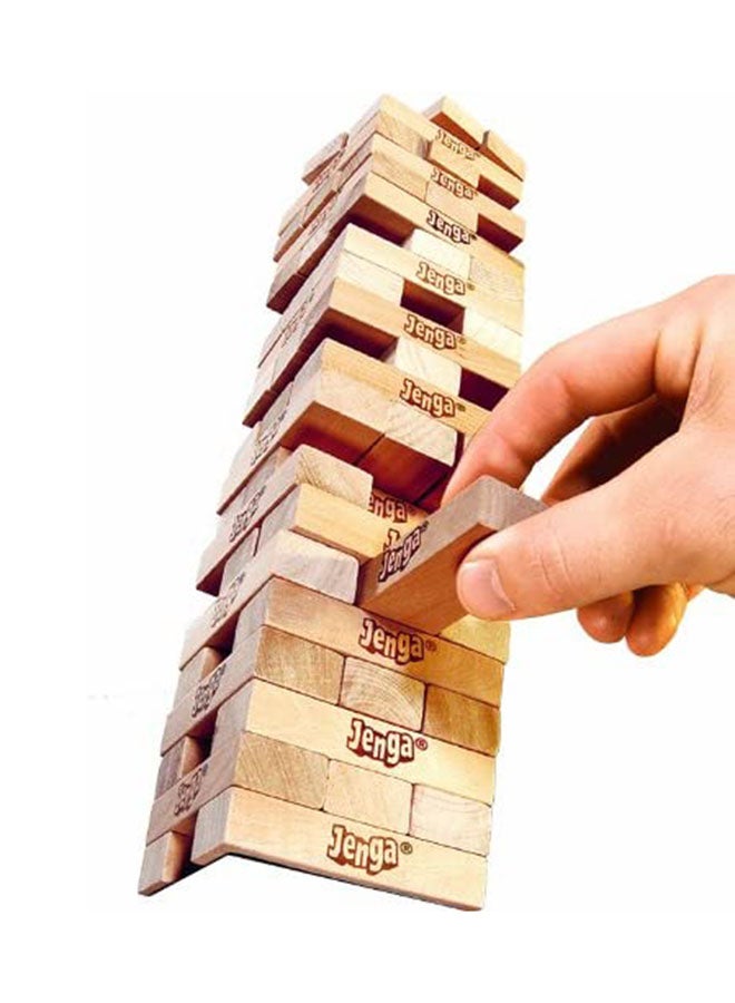 هاسبرو - جيمينج طقم لعبة مكعبات تكديس جينجا الكلاسيكية من 54 قطعة طراز A2120 9.84 x 3.94 x 5.91 inchesبوصة - Image 3