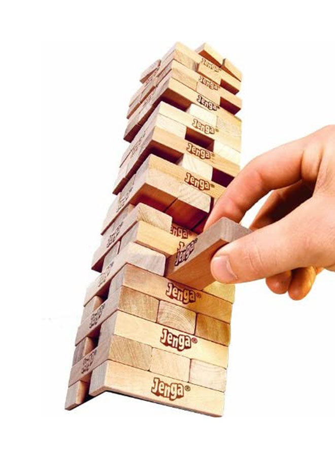 HASBRO - GAMING 54-Piece Classic Jenga Stacking Block Set 9.84 x 3.94 x 5.91 inchesinch - Image 3