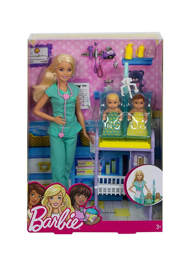 Barbie Baby Doctor Playset  - Image 1