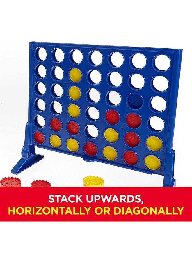 HASBRO - GAMING - Connect 4 Classic Strategy Grid Game - New Strategy Twist with Blocker Disc, Pop-Out Feature, and 3 Ways to Play, Ages 6+, 2Player Game 2 Players - Image 1