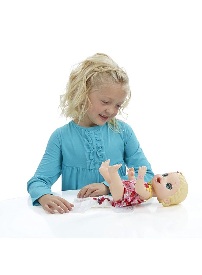 Baby Alive - Baby Alive Super Snacks Snackin 'Lily Baby Doll With Accessories 10.21 x 22.91 x 35.61cm - Image 1