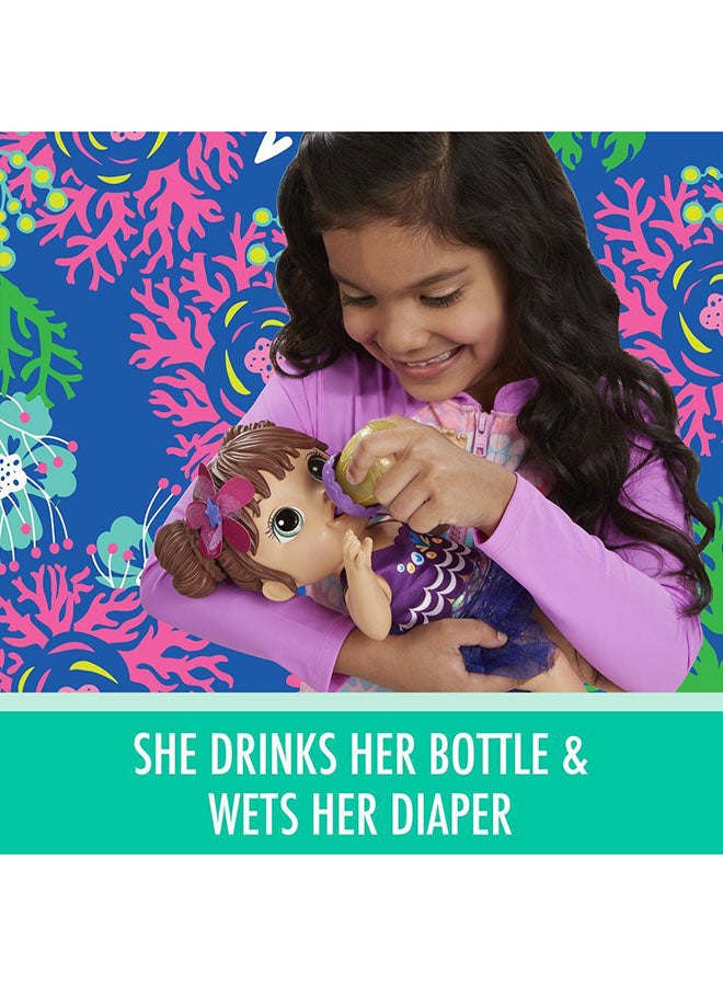Baby Alive 5-Piece Baby Alive Shimmer N Splash Mermaid Doll Set 10.5 x 22.9 x 34.9cm - Image 4