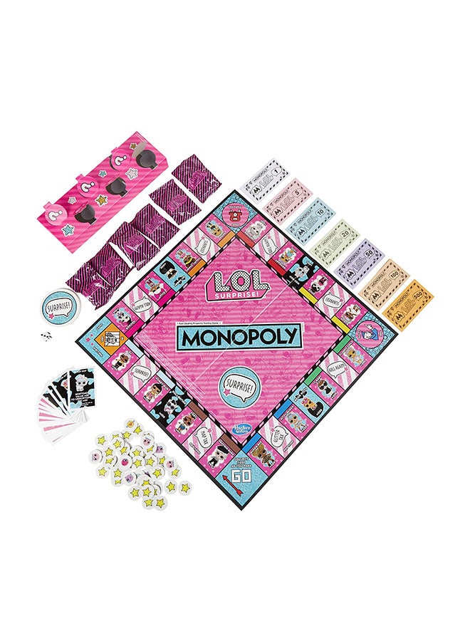 HASBRO - GAMING - Monopoly L.O.L. Surprise Board Game E7572000 4 Players - Image 1