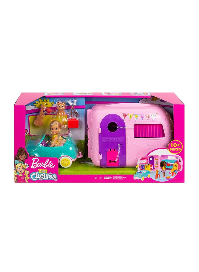 Barbie Club Chelsea Camper Playset Yellow Friday Sale