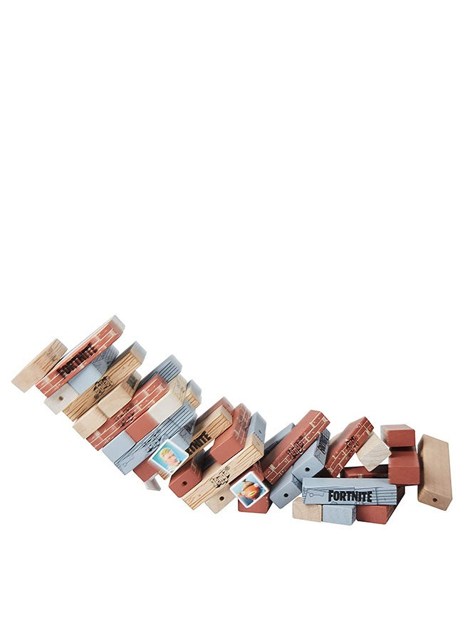 HASBRO - GAMING - Fortnite Edition Game, Wooden Block Stacking Tower Game For Fortnite Fans, Ages 8 And Up 4 Players - Image 1