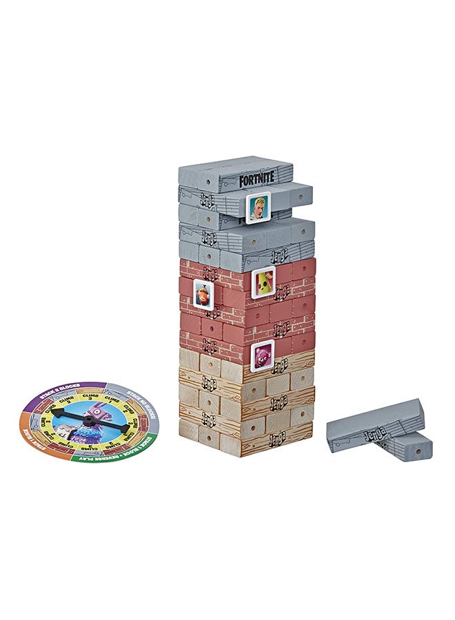 HASBRO - GAMING - Fortnite Edition Game, Wooden Block Stacking Tower Game For Fortnite Fans, Ages 8 And Up 4 Players - Image 1