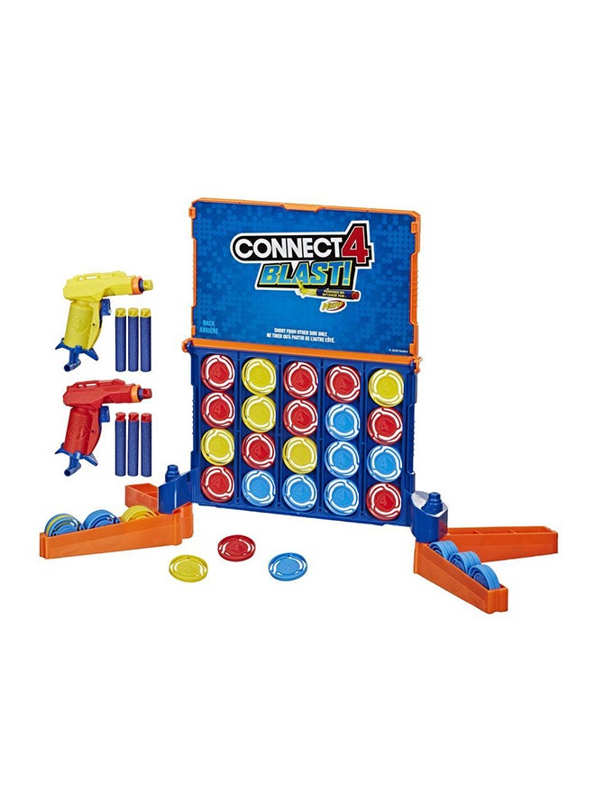 NERF 54-Piece Connect 4 Blasts With Nerf Blasters Game 2.5 x 15.75 x 11.12 inchesinch - Image 3