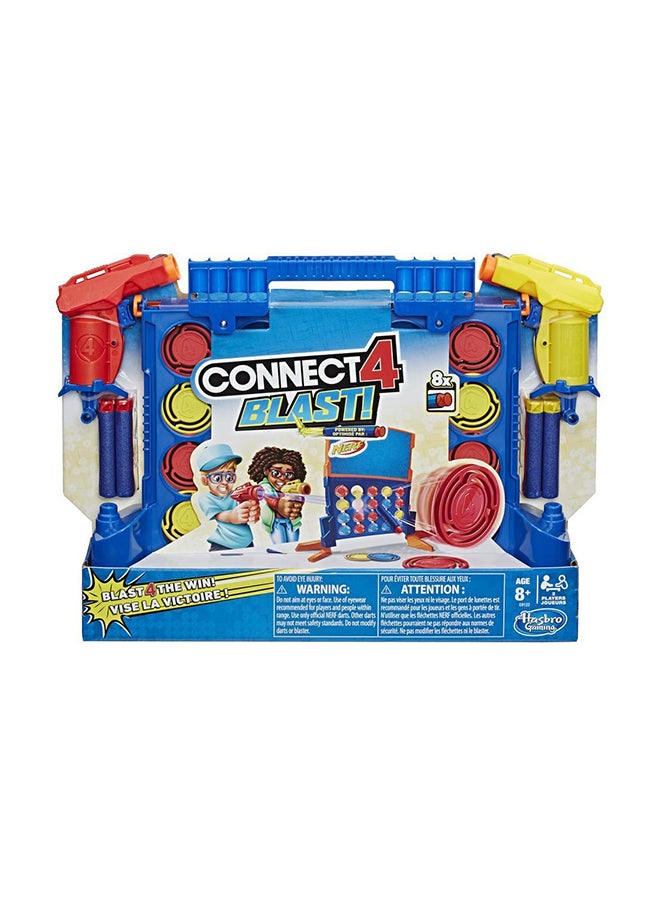 NERF 54-Piece Connect 4 Blasts With Nerf Blasters Game 2.5 x 15.75 x 11.12 inchesinch - Image 2