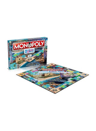 Winning Moves Monopoly Dubai Official Editing Board Game 2 Players- Blue/Beige/Red 2 Players - v1614665704/N40314615A_1
