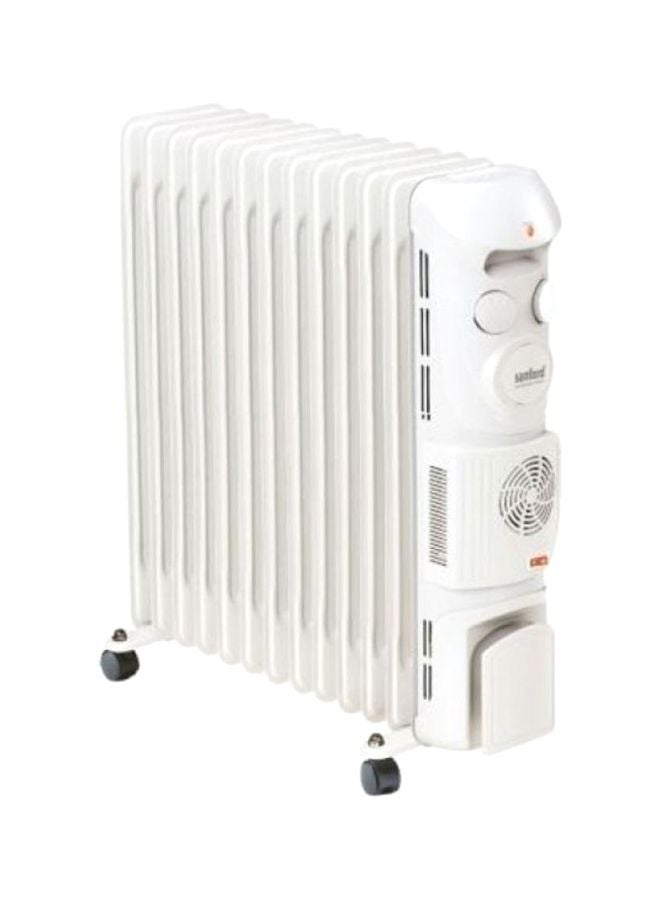 سانفورد مدفأة للغرفة تعمل بالزيت ذات 13 ريشة وبقدرة 2900 وات 2900.0 W SF1212OH-13F BS أبيض  - Image 1