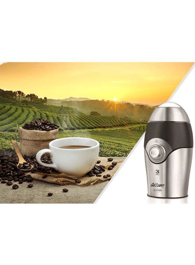 Arzum - Coffee Grinder 150 Watt- Stainless Steel 150.0 W AR1034 Stainless steel - Image 1