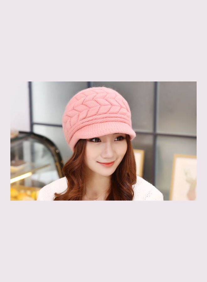 JOLLY - Knitted Cold Cap Pink - Image 1