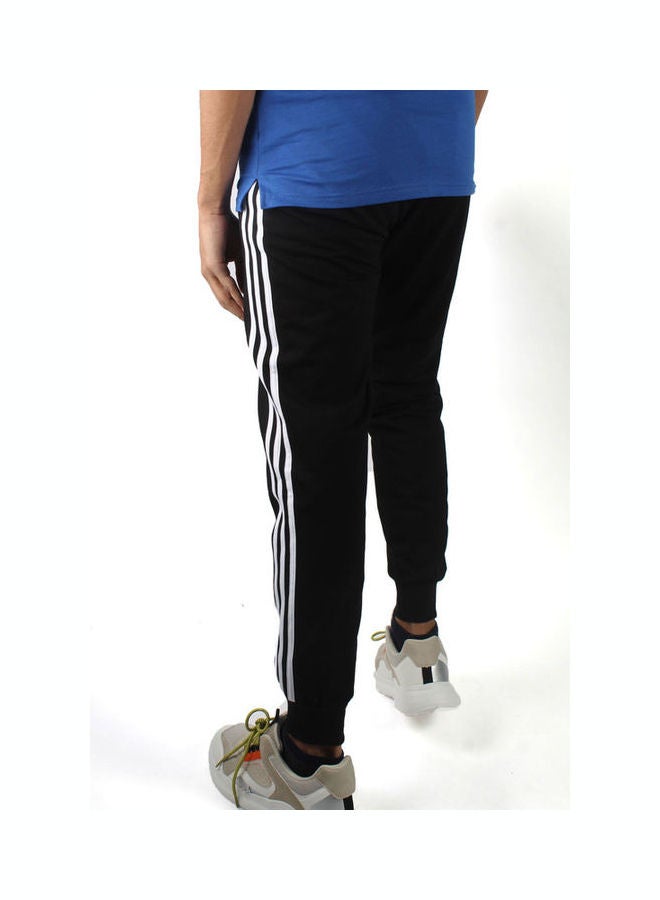 3-Stripes Cotton Track Pant Black - Image 2