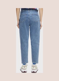 SEMIR High Waist Tapered Jeans Blue  - Image 3