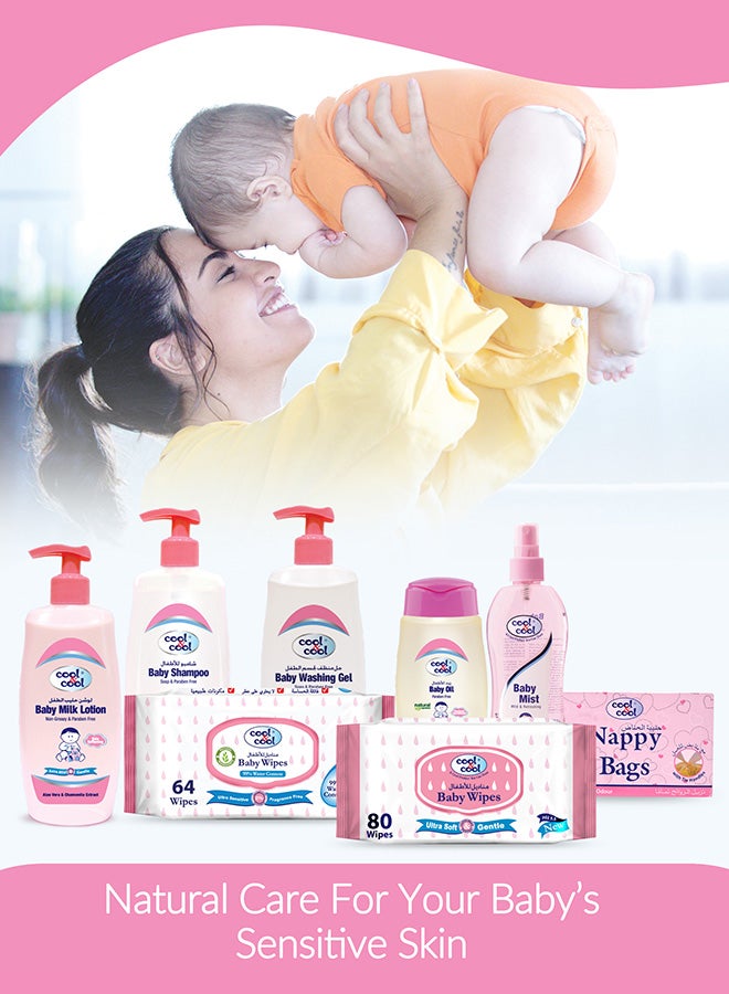 كول اند كول Baby Sanitizing Wipes - 4x 60 - 240 Count - Image 5