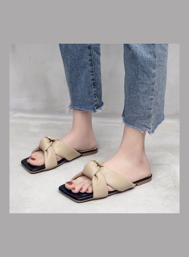 Ultra Soft Lightweight Slippers Brown/Black  - Image 2