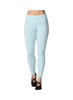 High Waist Leggings Blue