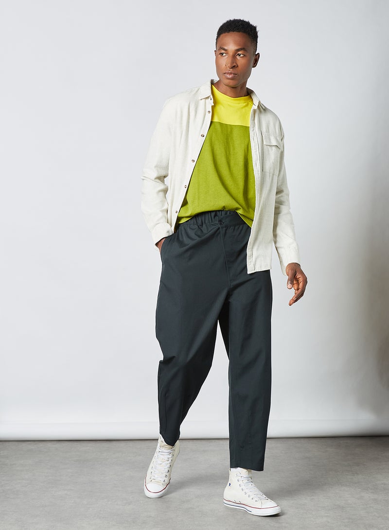 CONVERSE Tapered Chino Pants Black - Image 3