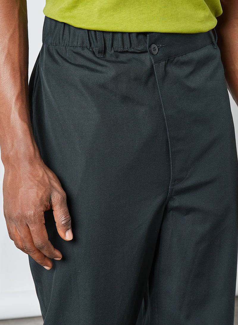 CONVERSE Tapered Chino Pants Black - Image 4