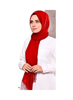 Vitacelli Pashmina Scarf For Women Red  - Image 5